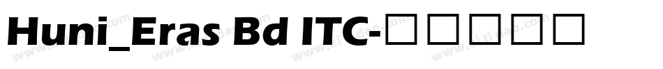 Huni_Eras Bd ITC字体转换